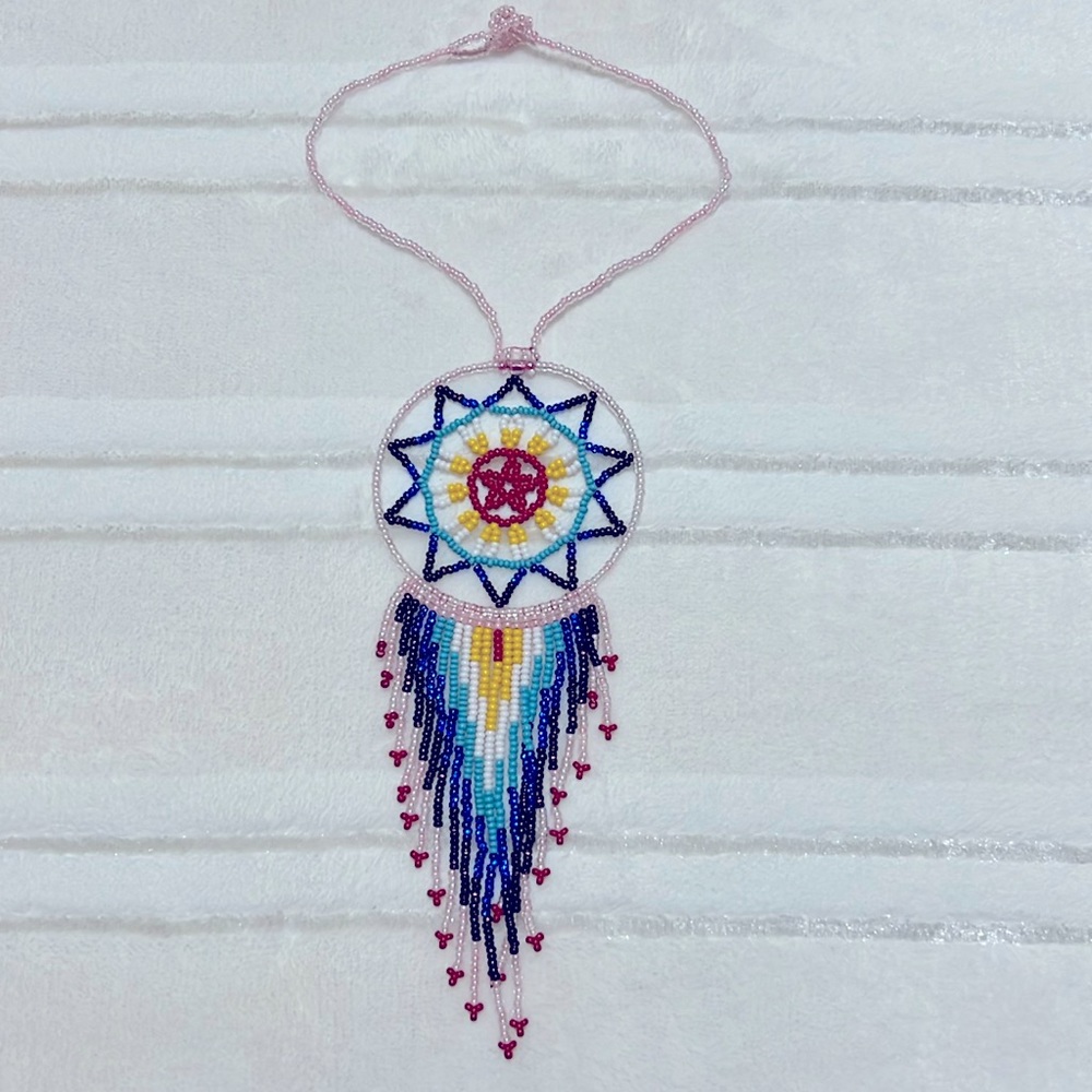 Native American Multi Beaded Dream Catcher